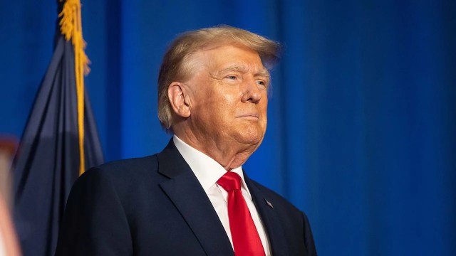 Republican presidential candidate and former U.S. President Donald Trump at a campaign event in Concord, New Hampshire, on June 27, 2023. (Scott Eisen/Getty Images)
