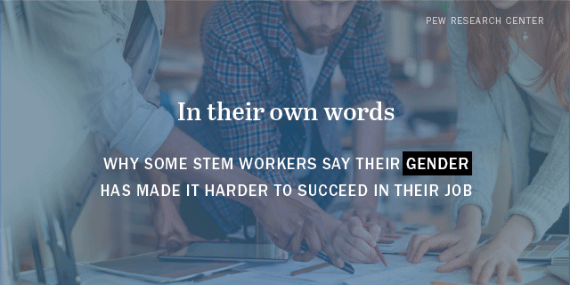 In their own words: Why some STEM workers say their gender has made it harder to succeed in their job