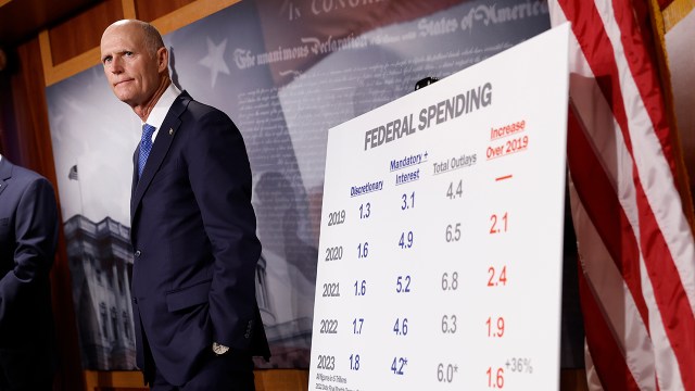 Senate Republicans Hold News Conference To Discuss Debt Ceiling