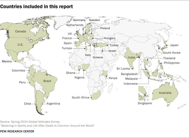 Countries included in this report