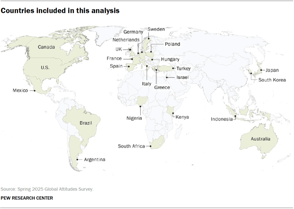 Countries included in this analysis