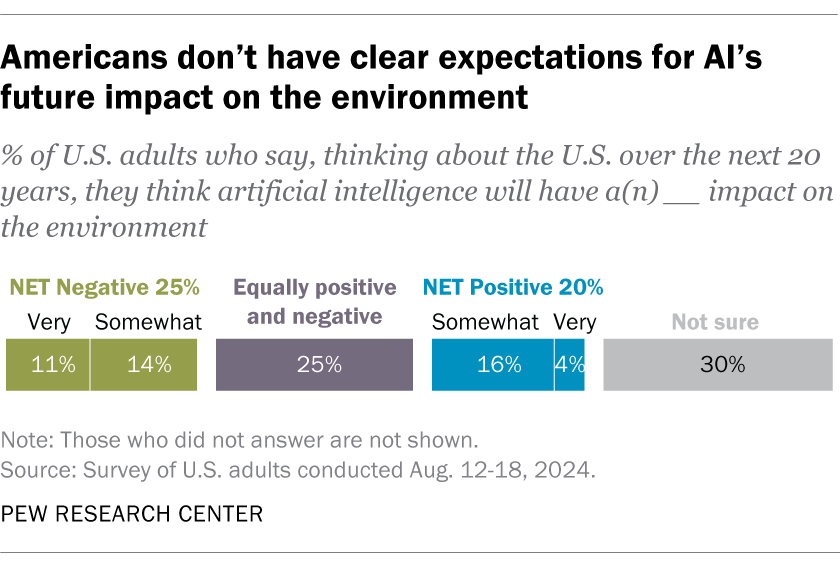 Americans don’t have clear expectations for Al’s future impact on the environment