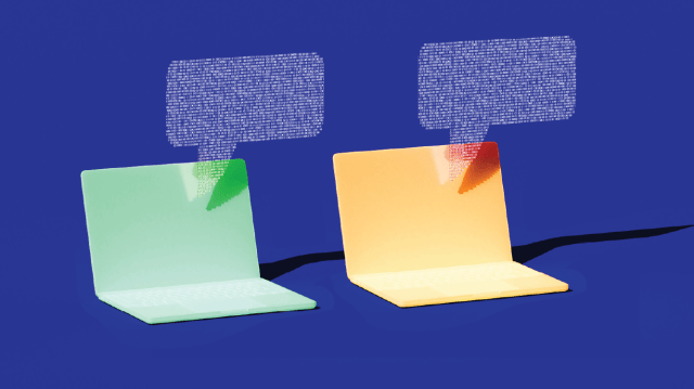Pew Research Center illustration. (J Studios via Getty Images)
